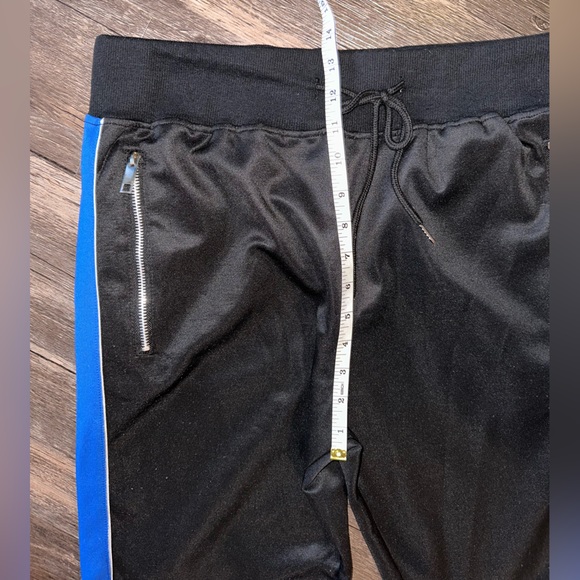 DEMO LITION Mens Matching Set Black Silver Blue Jacket and Joggers size … - Picture 10 of 14